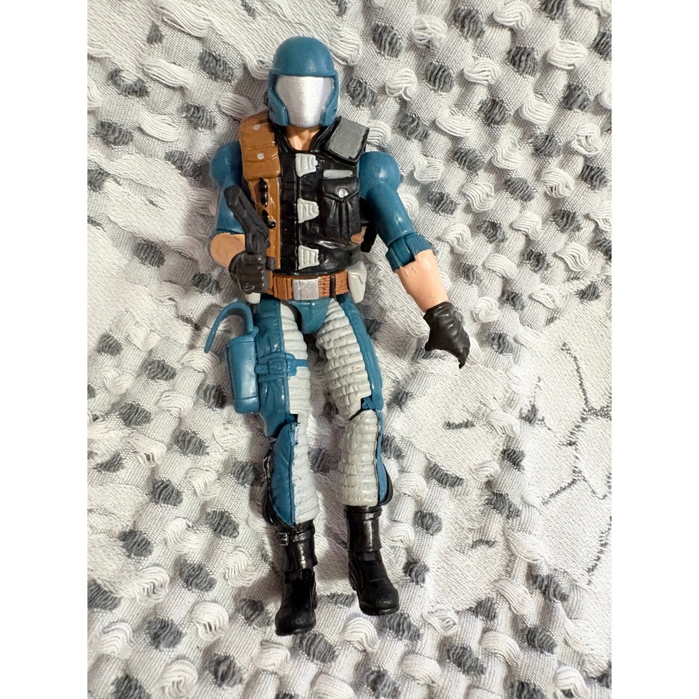 Vintage 1991 GI Joe Sonic Fighters Cobra Commander Action Figure Hasbro 3.75"